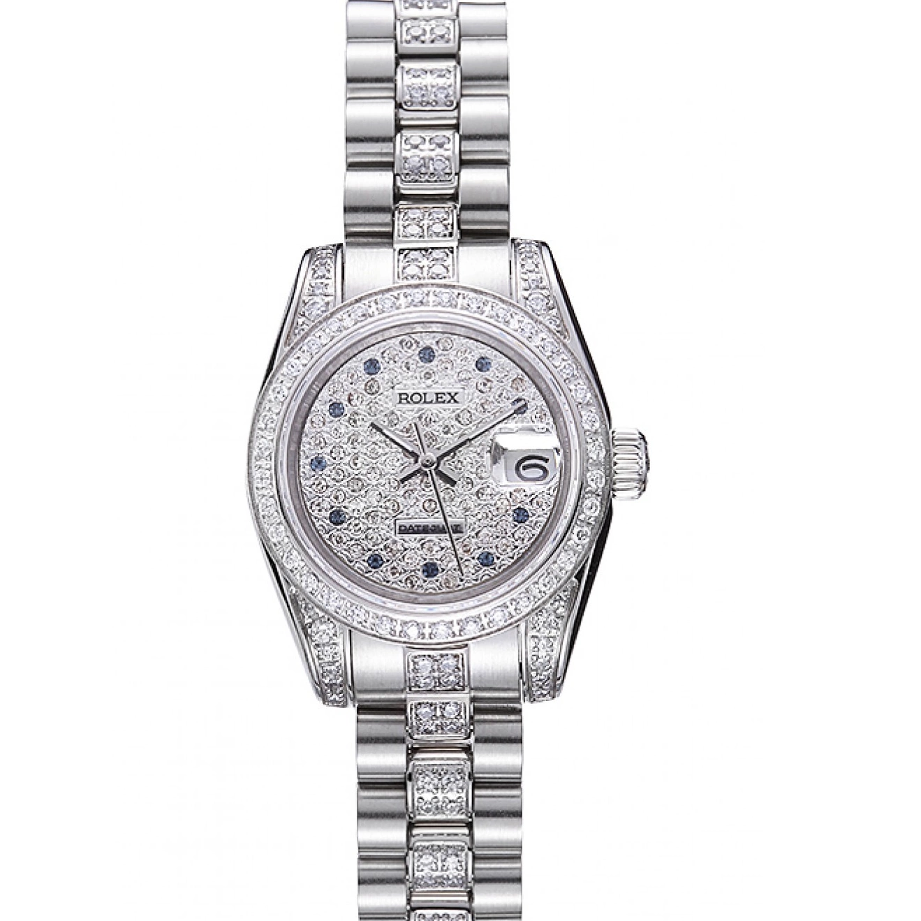 Rolex Steel 622021 DateJust Dial Swiss Stainless Diamond 0601